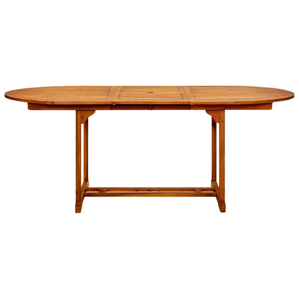 ComfortXL - Table de Jardin Extensible de 150 à 200 cm en Bois d'Acacia Massif Huilé, Grande Table de Repas pour 8 Personnes – ComfortXL Outdoor Living - Image 4