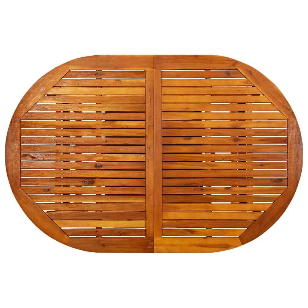 ComfortXL - Table de Jardin Extensible de 150 à 200 cm en Bois d'Acacia Massif Huilé, Grande Table de Repas pour 8 Personnes – ComfortXL Outdoor Living - Image 8