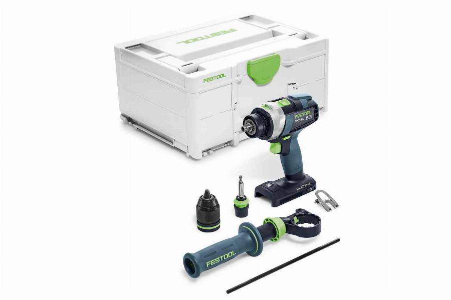 Perceuse-visseuse à percussion sans fil QUADRIVE TPC 18/4-Basic - FESTOOL - sans batterie - Systainer - 575604 - Image 1