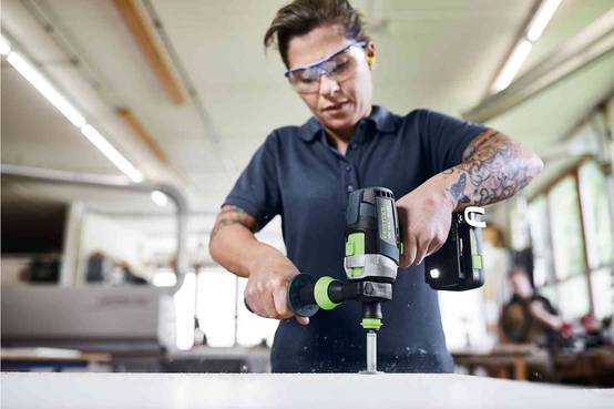 Perceuse-visseuse à percussion sans fil QUADRIVE TPC 18/4-Basic - FESTOOL - sans batterie - Systainer - 575604 - Image 7