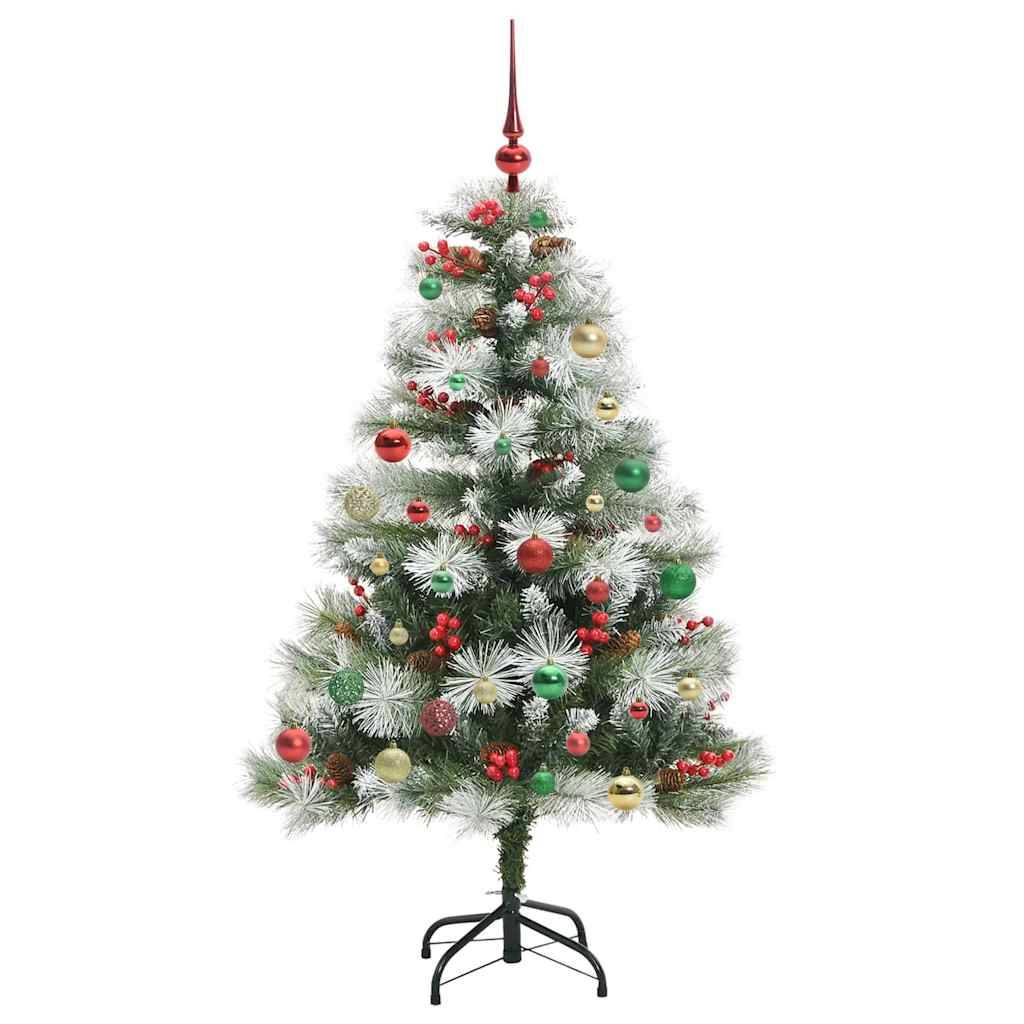 Vidaxl - Sapin de Noël artificiel Vert et blanc 150 cm vidaXL 3395178 - Image 7