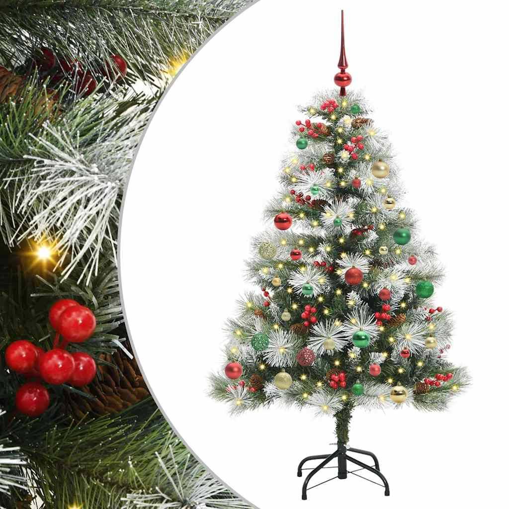 Vidaxl - Sapin de Noël artificiel Vert et blanc 150 cm vidaXL 3395178 - Image 2