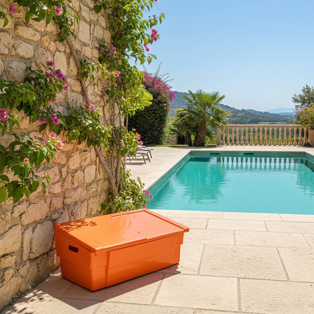 Coffre de jardin 100l -plast'up rotomoulage - Imagen 2