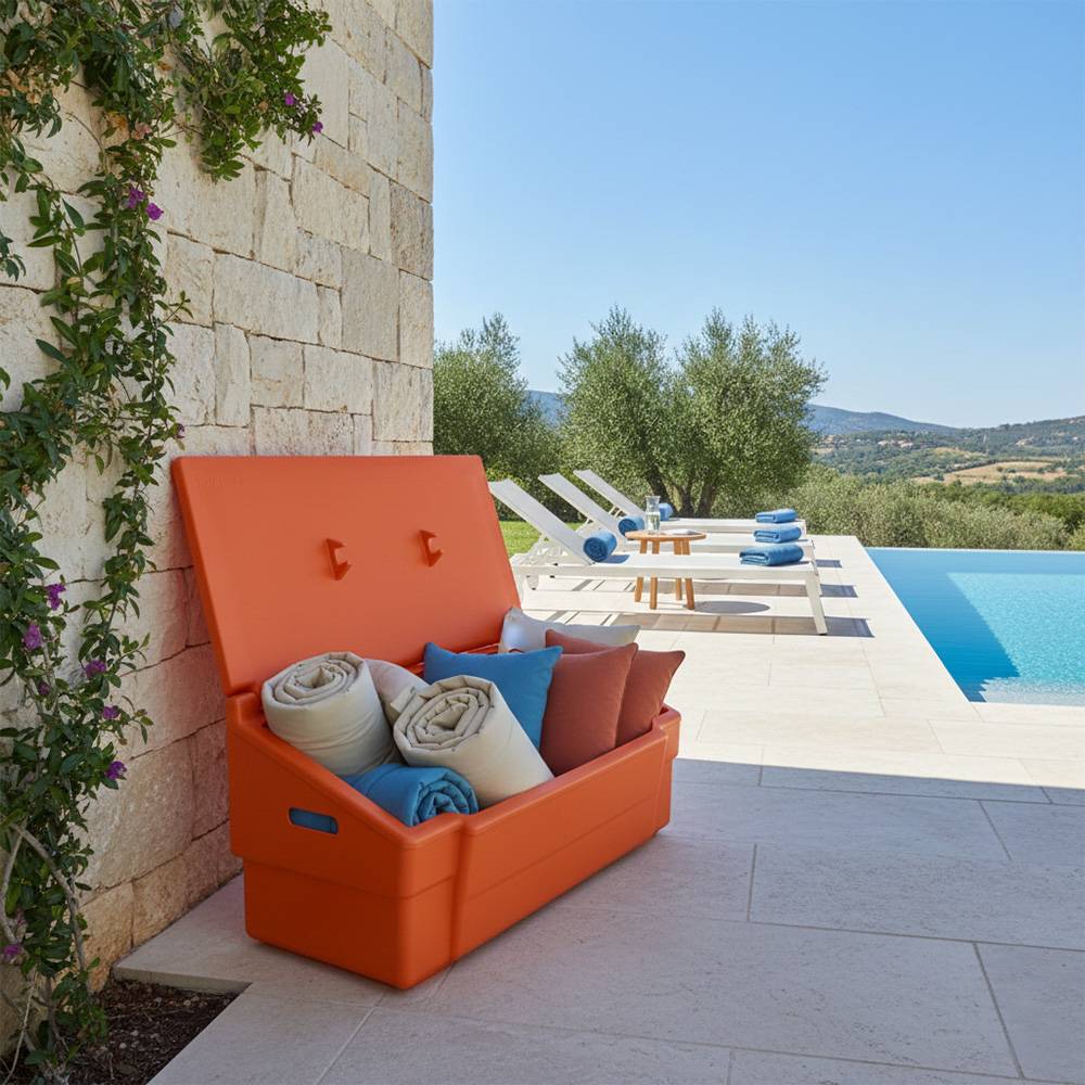 Coffre de jardin 100l -plast'up rotomoulage - Imagen 4