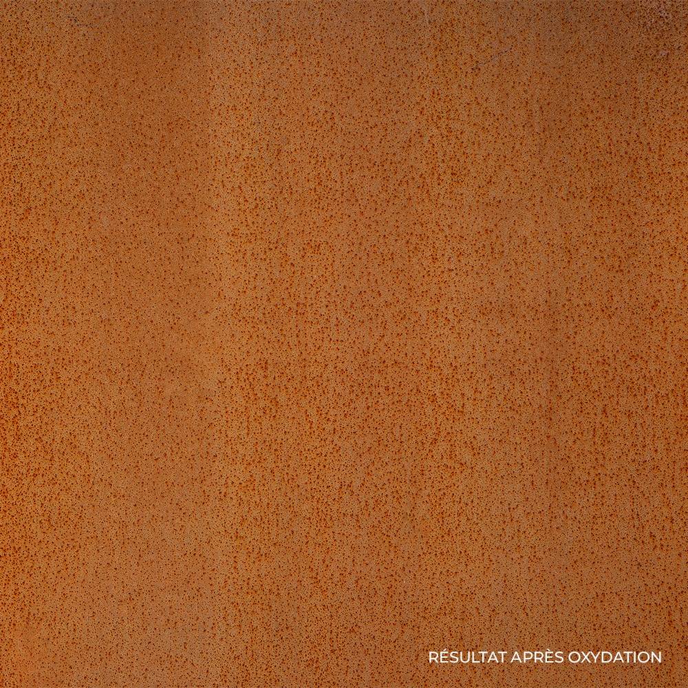 Decklinea - Brasero extérieur 120 cm - Acier Corten - Chauffage Exterieur - Feu de Bois - Effet Rouille - H : 21 cm - Resistant au gel - Imagen 6