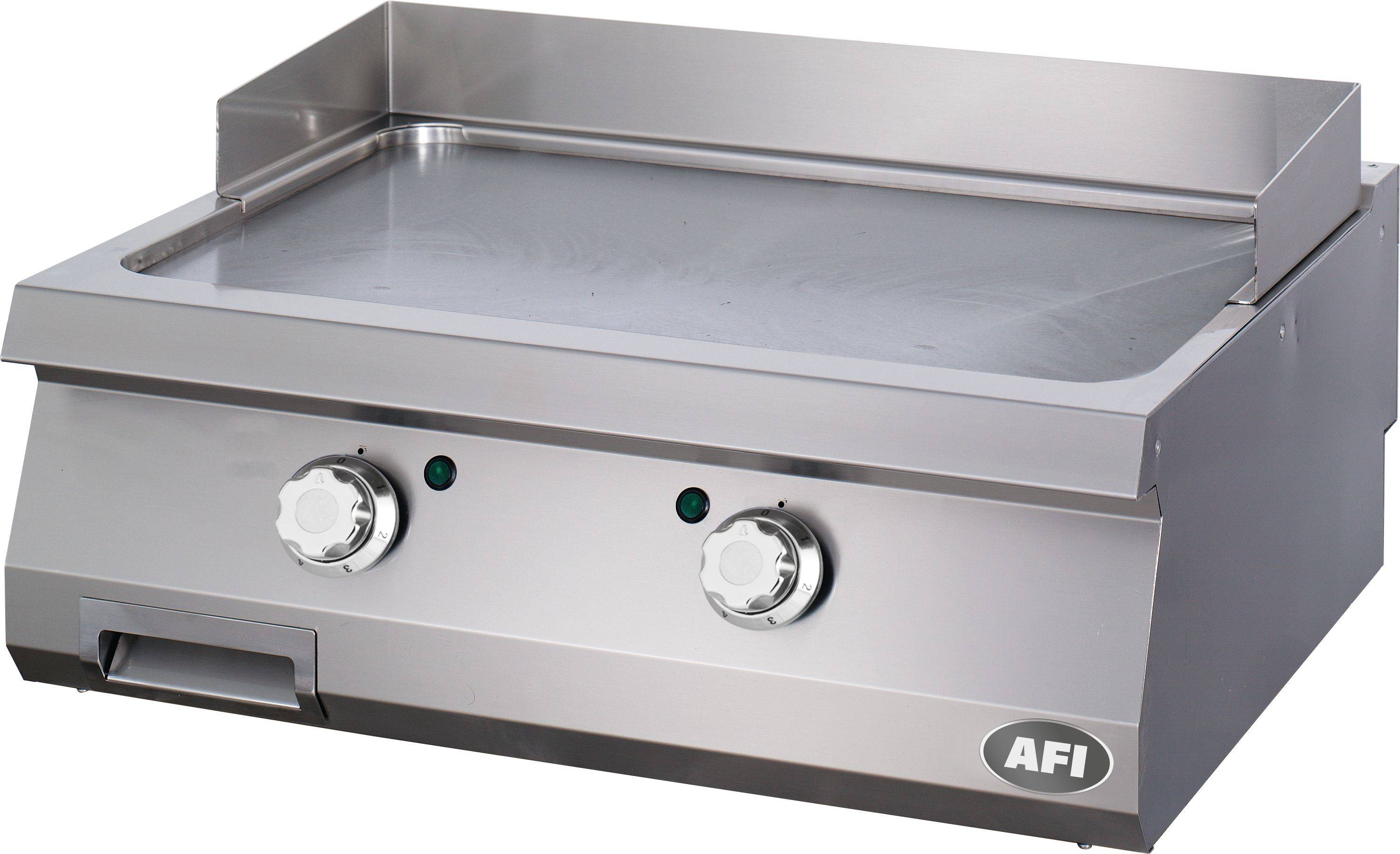 Grill Électrique à Poser Double Plaque Lisse - Acier Carbone ou Chrome - Série 900 - AFI Collin Lucy - - Image 2