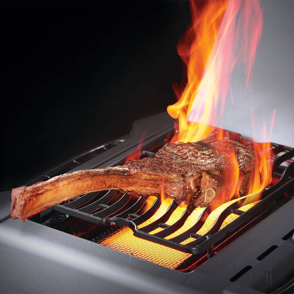 Napoleon - Pack Barbecue à gaz Prestige 500 - Noir + Housse & Plancha - Image 6