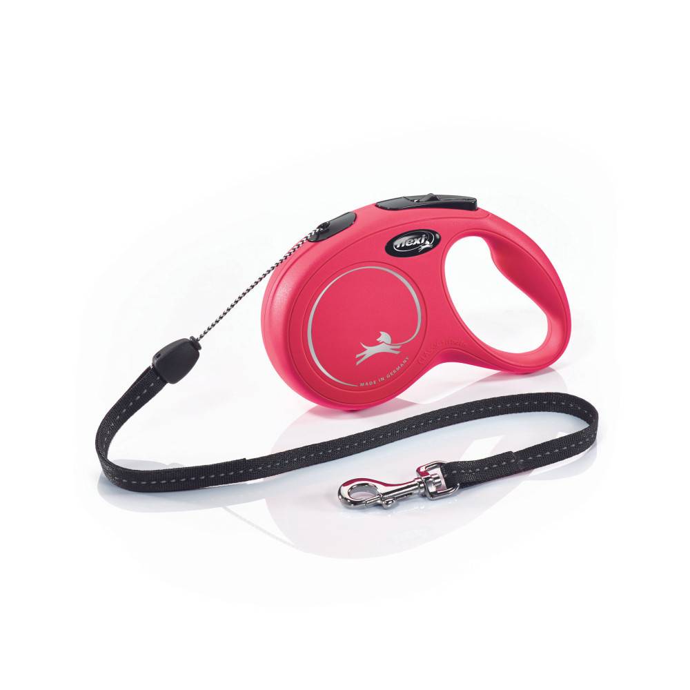 Flexi - Correa Flexi Classic Cordón S 8 m roja perros max 12 Kg - Imagen 3