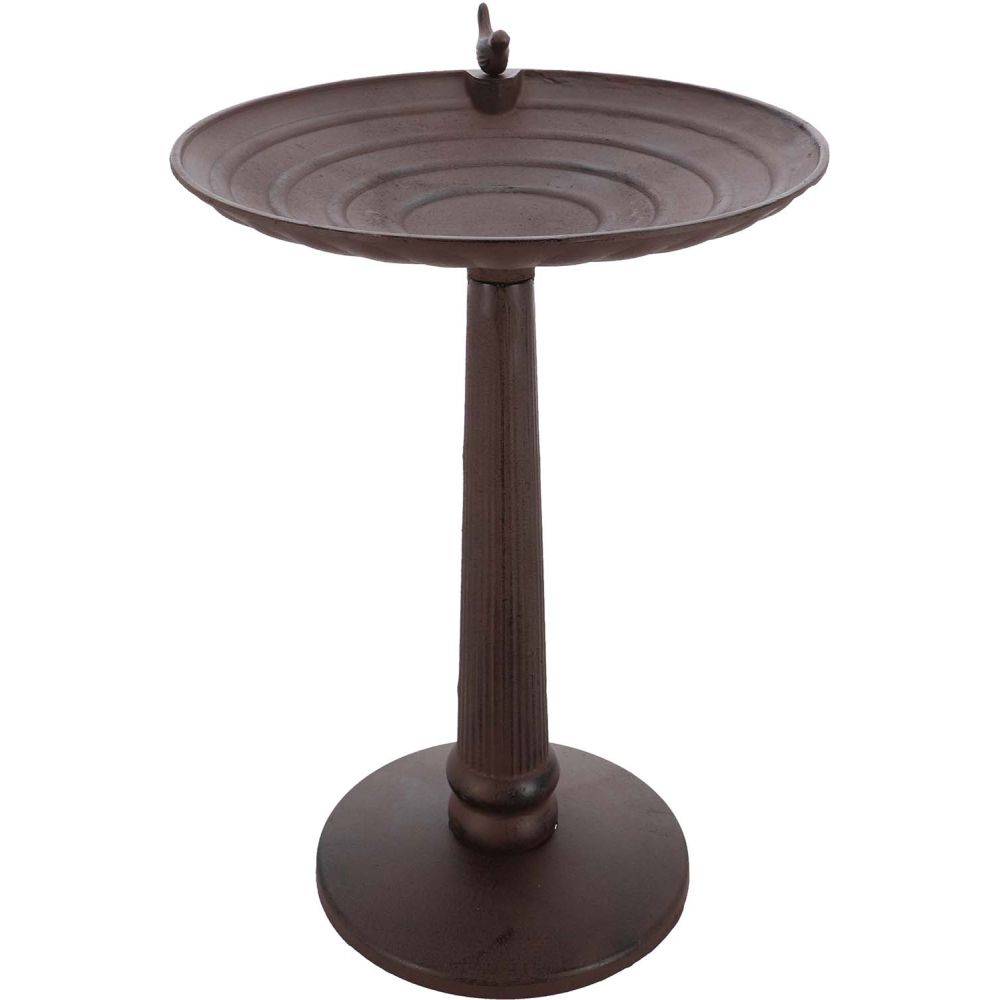 Esschert Design - Baño para pájaros de hierro fundido sobre pie XXL - 55 cm - Imagen 3