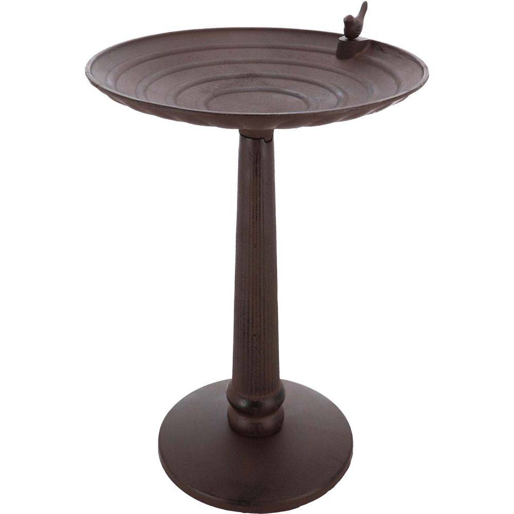 Esschert Design - Baño para pájaros de hierro fundido sobre pie XXL - 55 cm - Imagen 4