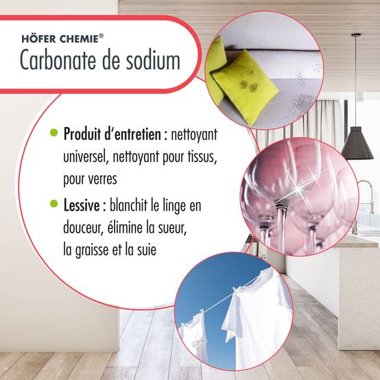 25 kg de carbonate de sodium (soude), qualité technique légère x 40 - Image 5