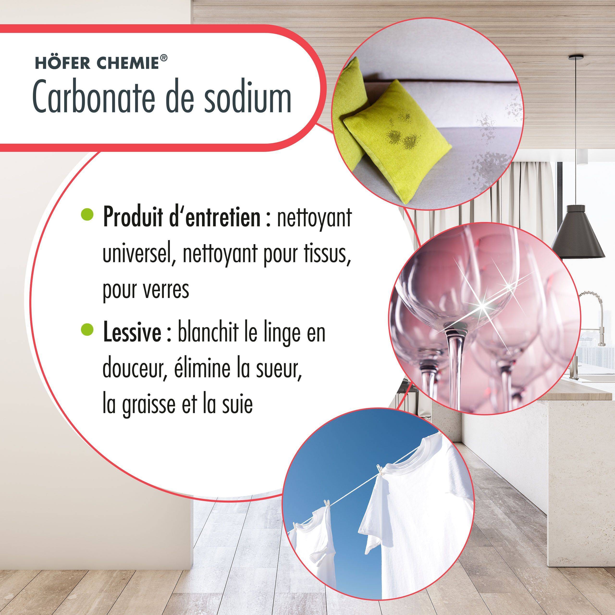 25 kg de carbonate de sodium (soude), qualité technique légère x 40 - Image 5