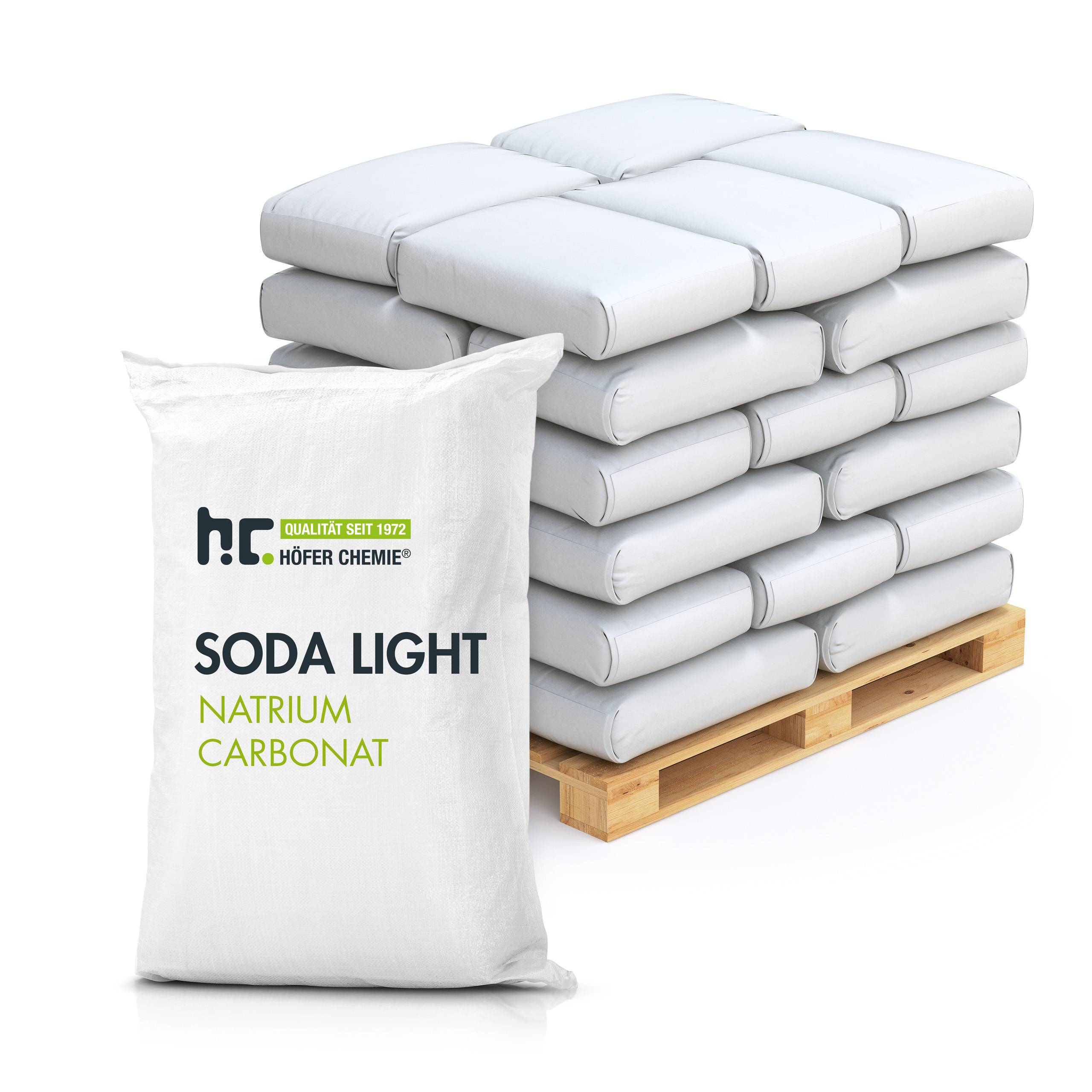 25 kg de carbonate de sodium (soude), qualité technique légère x 40 - Image 1
