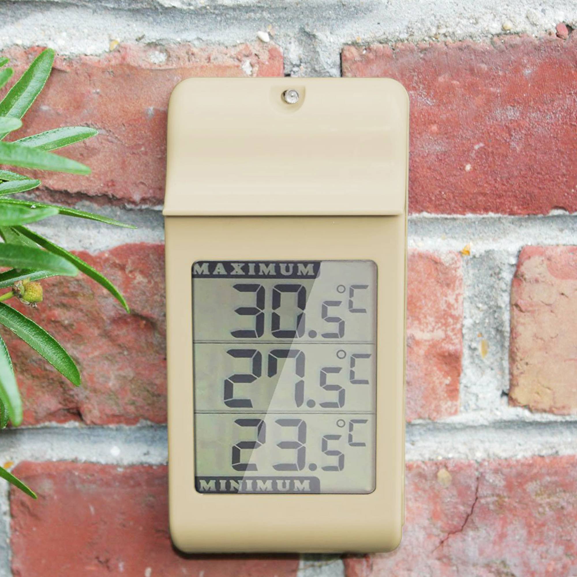 Fishtec - Thermomètre Digital Extérieur Écran LCD Min Max -50 À +70 °C Affichage °C °F - Image 2