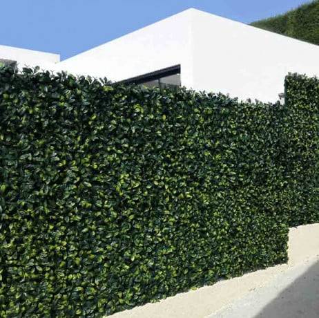James Grass - France Green - Feuillage artificiel laurier cerise 1m x 1m, Long 21 m - Imagen 3