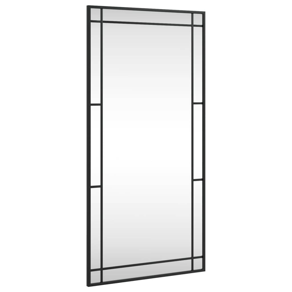 Maison Chic - Miroir mural noir 50x100 cm rectangulaire fer Maison Chic