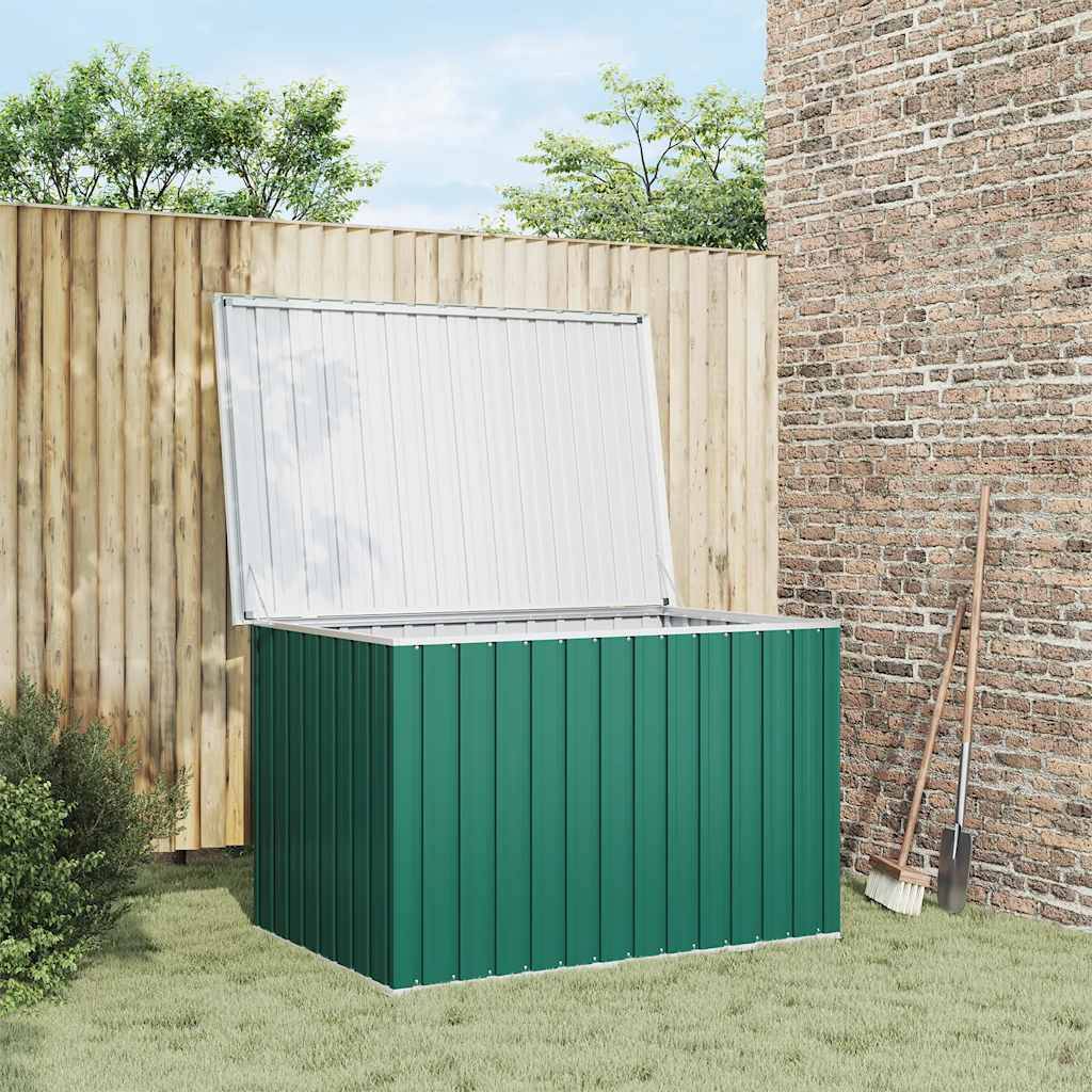 PANGIVO - Coffre de rangement acier galvanisé vert 149 x 99 x 93 cm - PANGIVO - Image 1