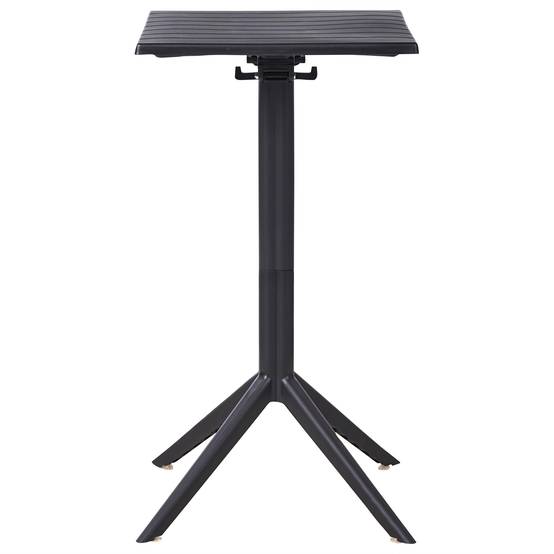 Beliani - Table de bar, 2 Personnes Matière synthétique Noir LEMNOS - 60x60x111- Beliani - Image 4