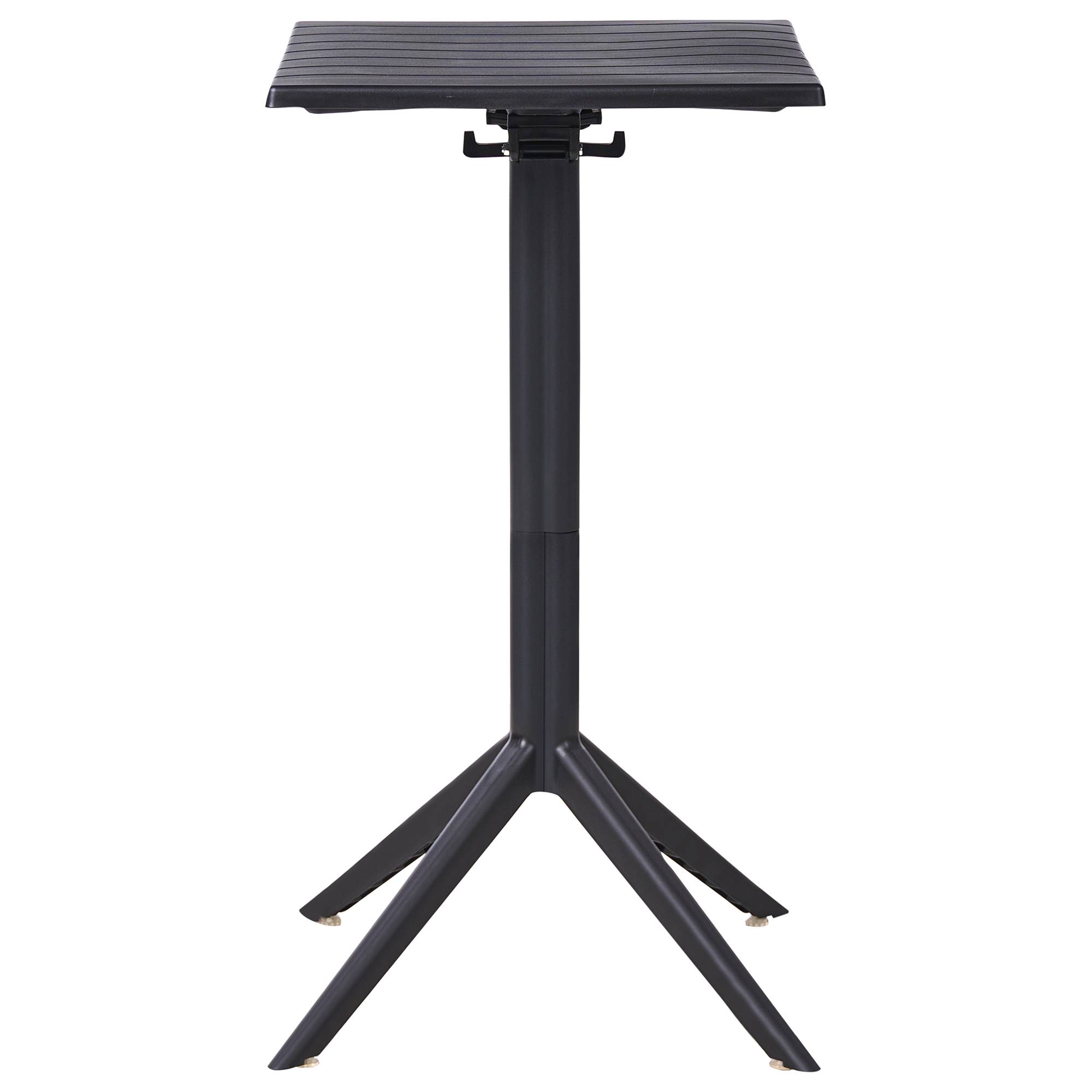 Beliani - Table de bar, 2 Personnes Matière synthétique Noir LEMNOS - 60x60x111- Beliani - Image 4