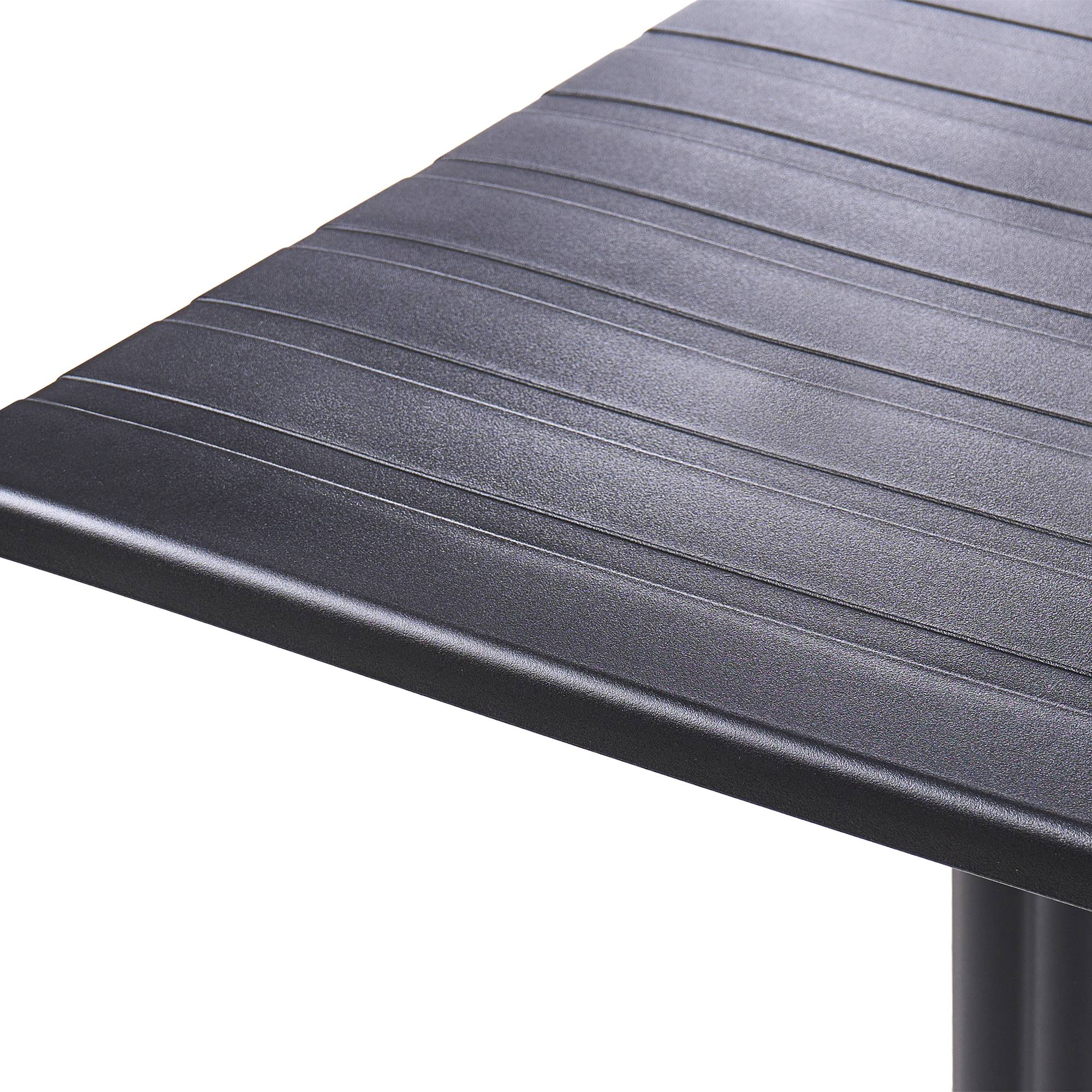 Beliani - Table de bar, 2 Personnes Matière synthétique Noir LEMNOS - 60x60x111- Beliani - Image 6