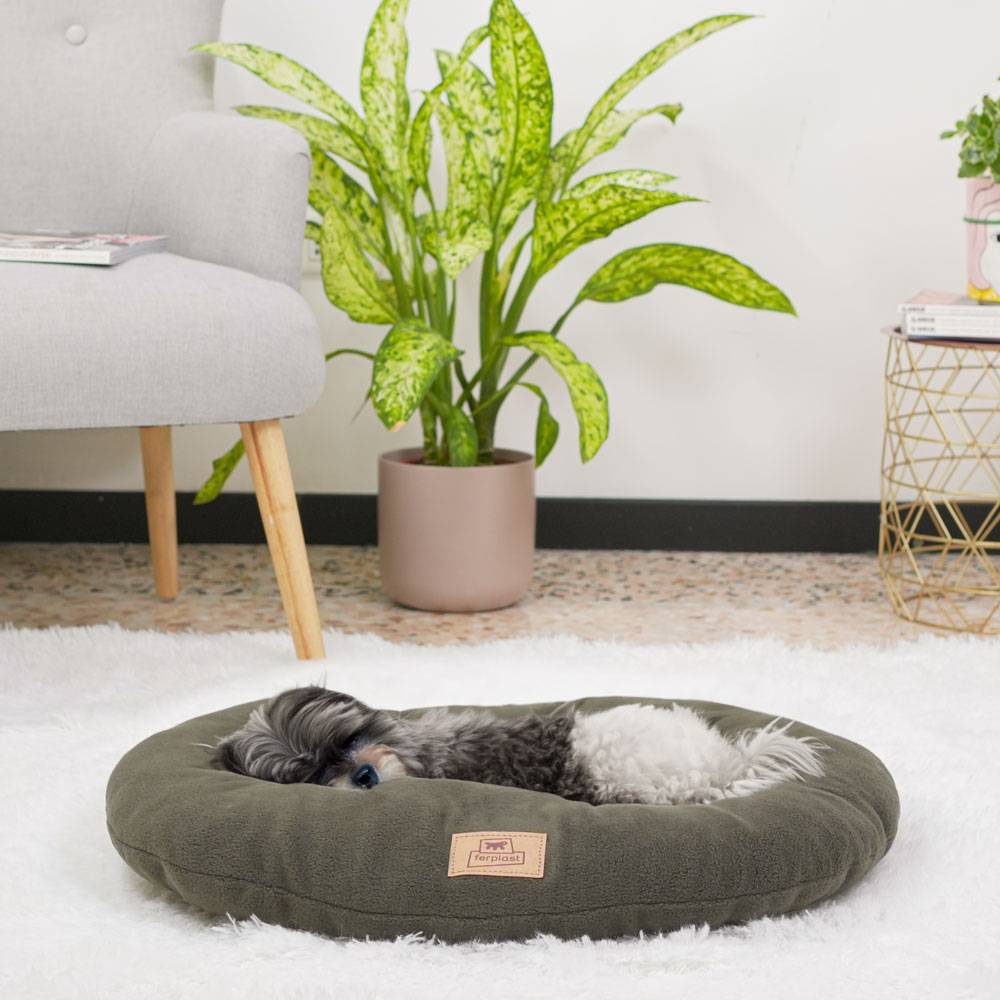 Ferplast - Ferplast Coussin Chien, Tapis Chien RELAX 65/6 MICROFLEECE, Coussin Chat, Lit pour Chiens Chats, Matelas Animaux, Coussin pour Panier Chien et Chat, - Imagen 4