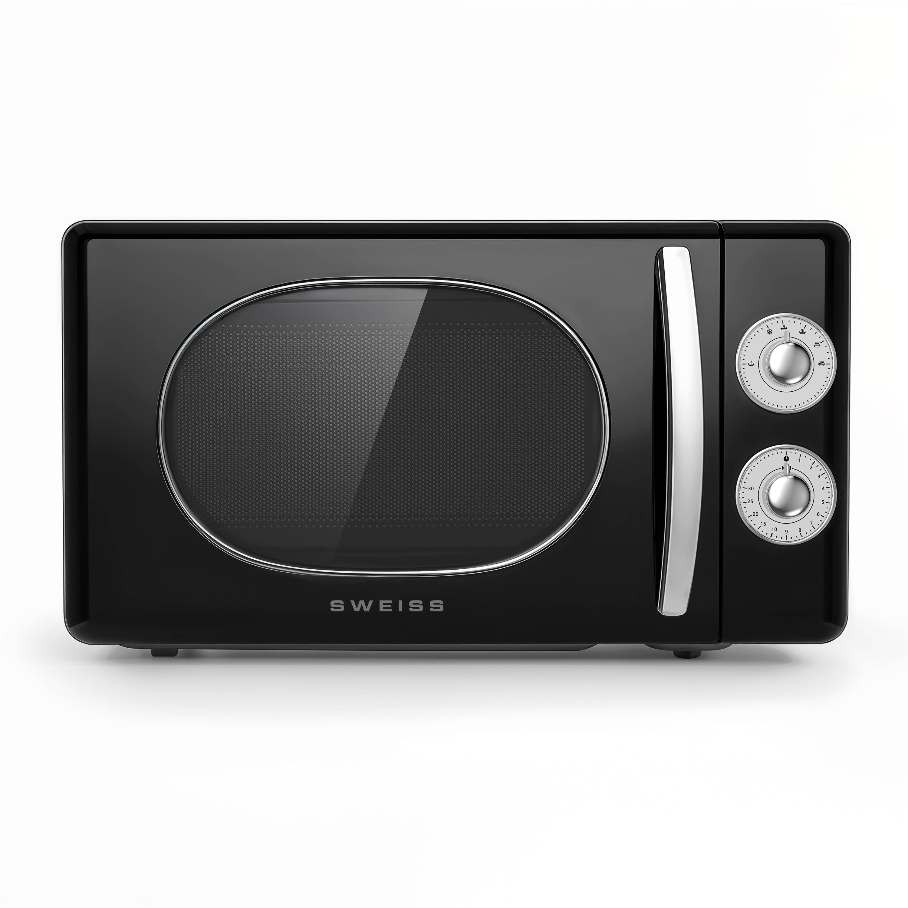 Sweiss MOVI9 - Micro-ondes vintage noir - Image 1