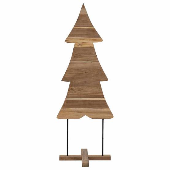Arbre de Noël design en bois de teck massif pour décoration intérieure 90 cm – ComfortXL Outdoor Living - Image 5