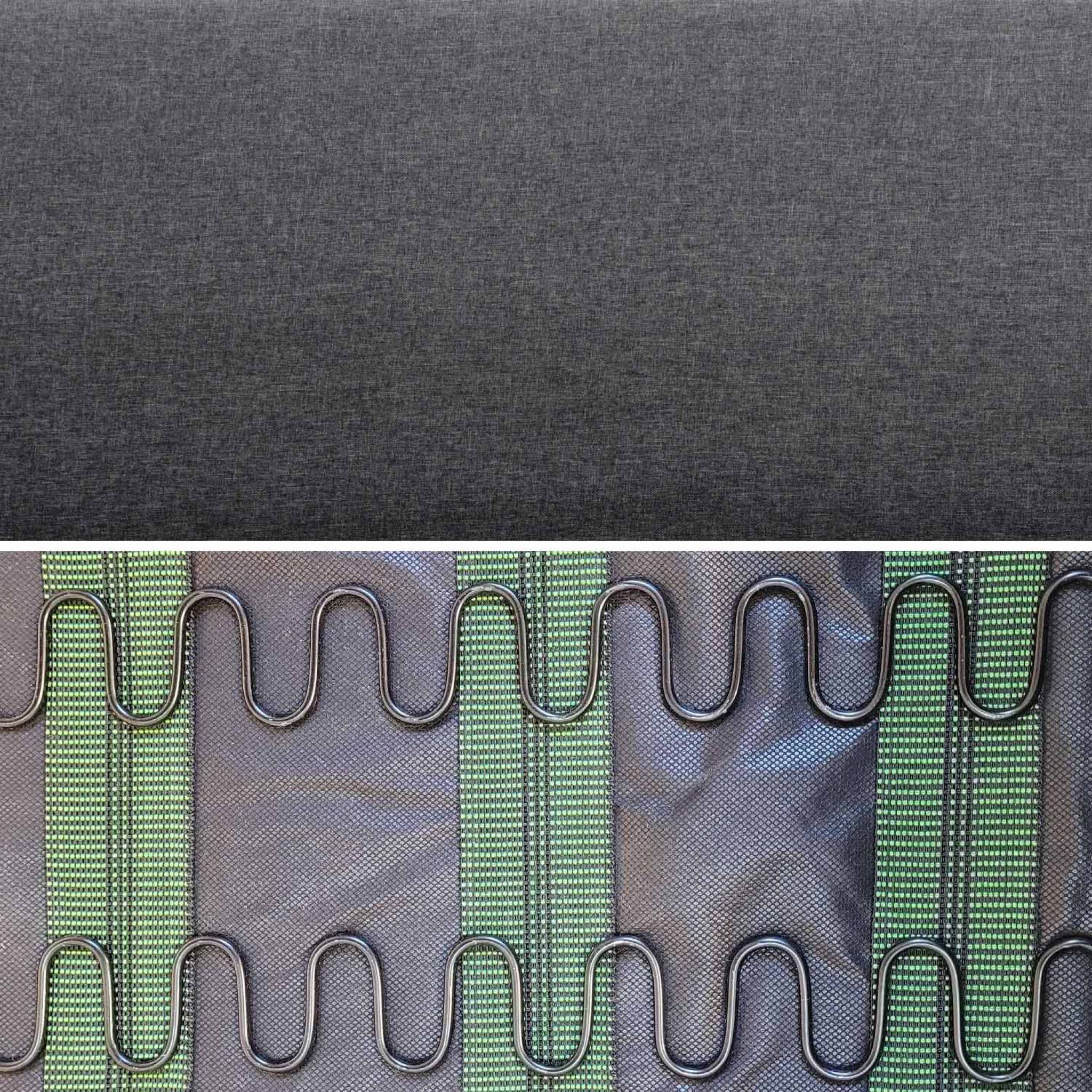 sweeek - Fauteuil scandinave en bois et tissu gris foncé. Isak. L 64 x P 69.5 x H 73cm | sweeek - Image 7