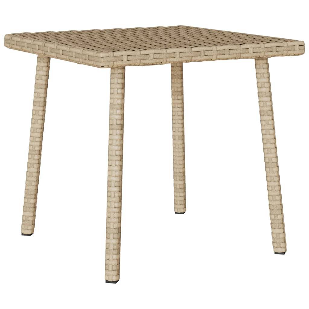PANGIVO - Table basse de jardin rectangulaire rotin beige 40 x 40 x 37 cm - PANGIVO - Image 2