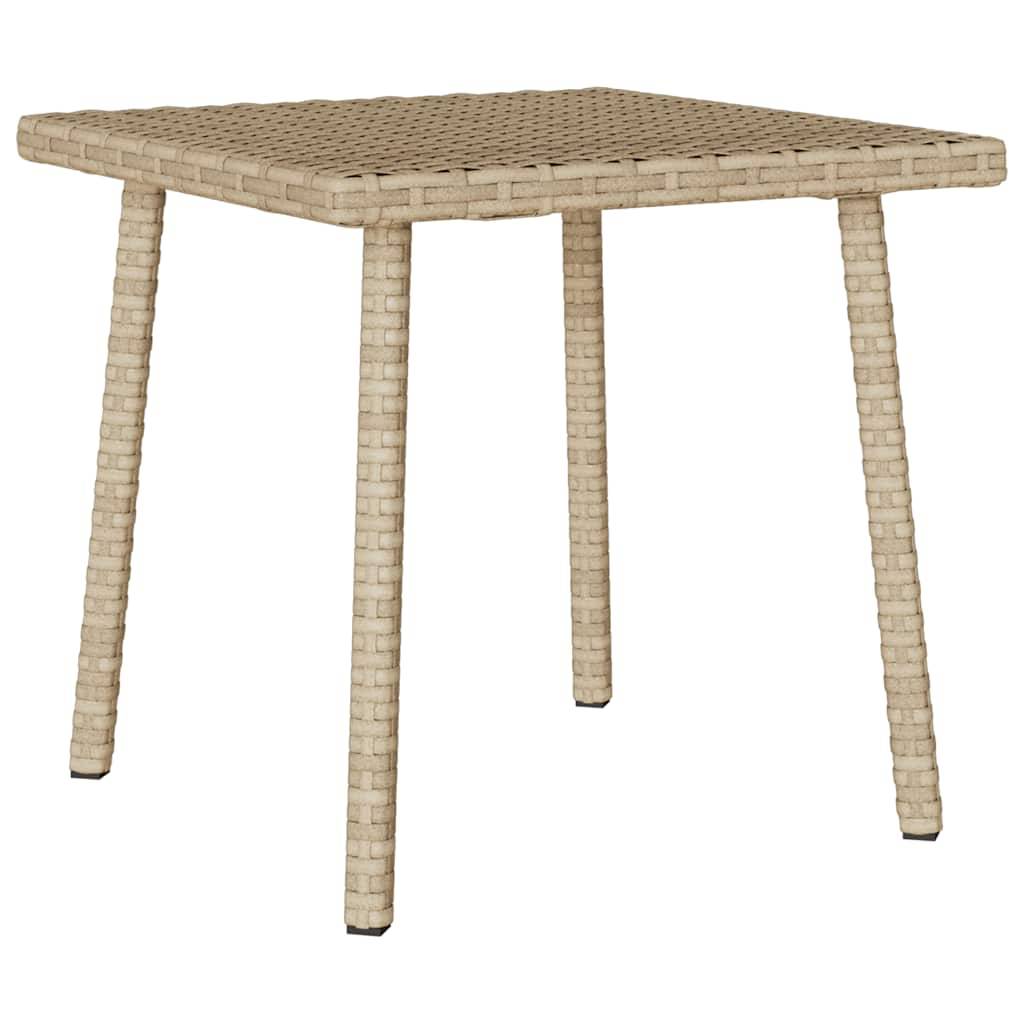 PANGIVO - Table basse de jardin rectangulaire rotin beige 40 x 40 x 37 cm - PANGIVO - Image 6