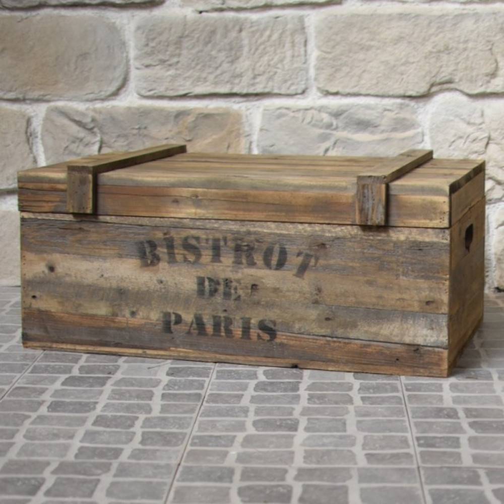 Coffre en bois 57 x 25 cm Chemin de campagne - Imagen 2