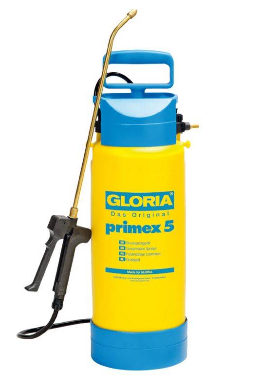 Gloria - Pulvérisateur à pression Primex 5 avec lance d'extension en laiton 0,5m - 5L Gloria - Imagen 1