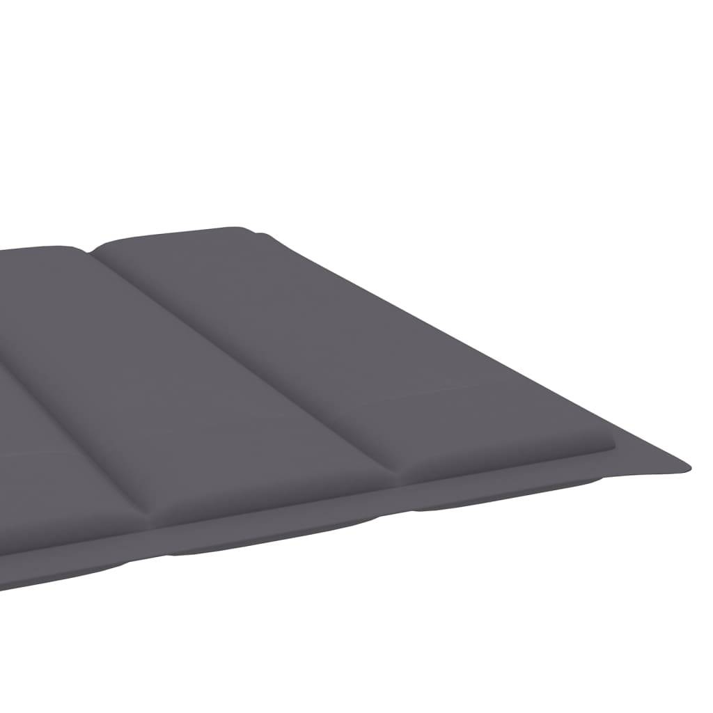 Vidaxl - Chaise longue de jardin avec coussin Bois d'acacia solide vidaXL 3061344 - Imagen 6