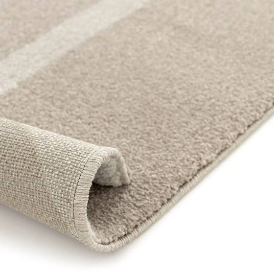 Decoweb - Tapis intérieur géométrique - Milano Vintage - Marron et beige - 80 x 150 cm - Decoweb - Imagen 4