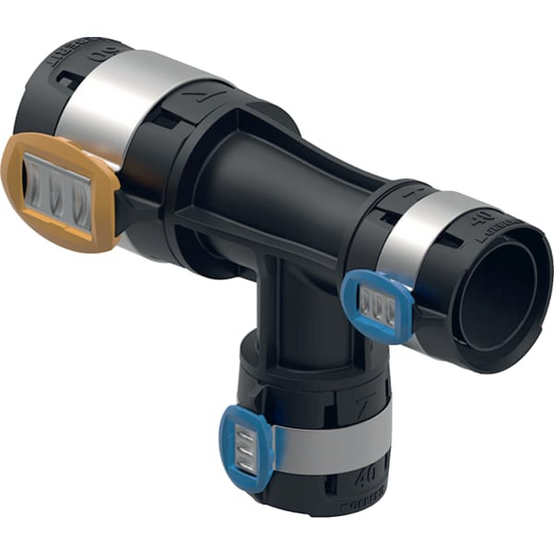 Té réduit GEBERIT Flowfit PPSU - Ø20 x Ø16 x Ø20 - 620.111.00.1 - Image 4