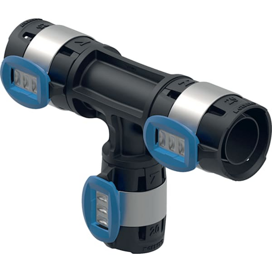 Té réduit GEBERIT Flowfit PPSU - Ø20 x Ø16 x Ø20 - 620.111.00.1 - Image 1