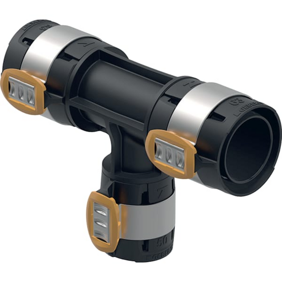 Té réduit GEBERIT Flowfit PPSU - Ø20 x Ø16 x Ø20 - 620.111.00.1 - Image 2