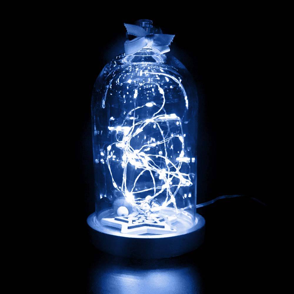Guirlande lumineuse led fil cuivre électrique 20 mètres Blanc - Image 3