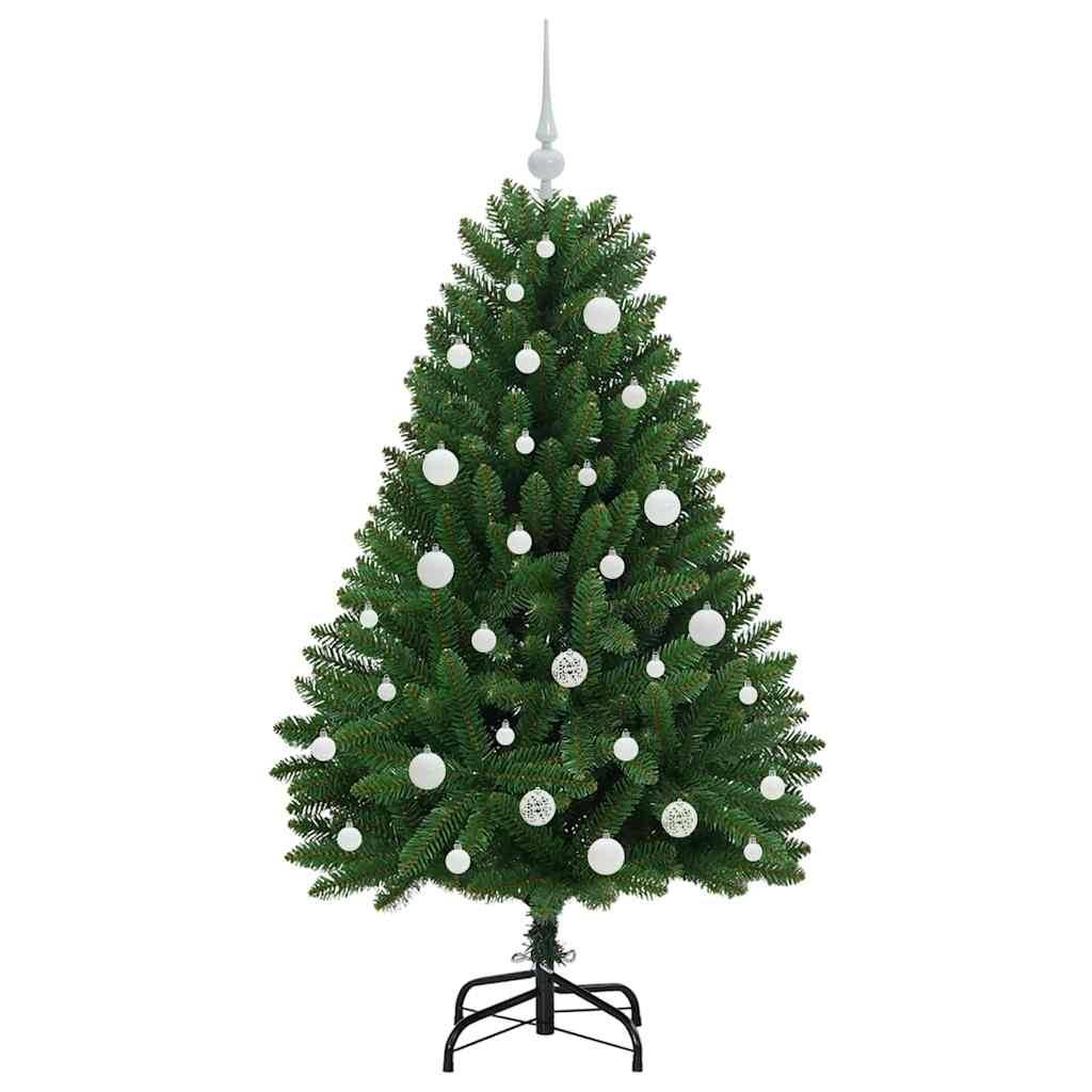 Vidaxl - Sapin de Noël artificiel 150 cm 150 LED Blanc chaud Vert vidaXL 3395679 - Image 5