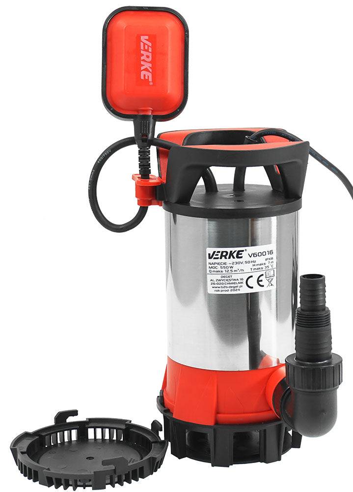 Importdistrib - Pompe vide cave submersible Eau Sale Et Propre  550W avec flotteur - Image 2
