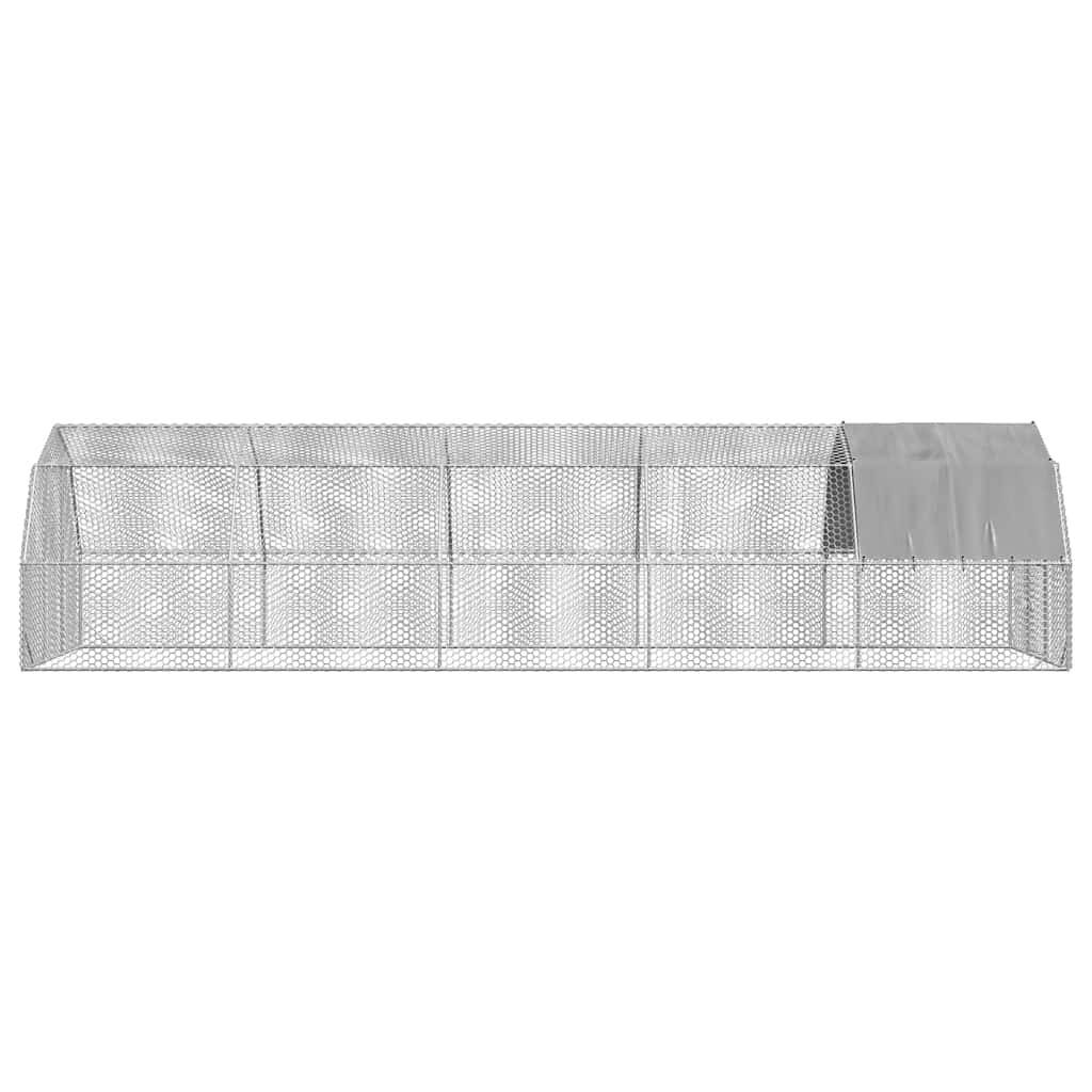 Poulailler acier argent  2,5 x 10 x 2,25 m  - Prolenta premium p3377.9 - Image 4