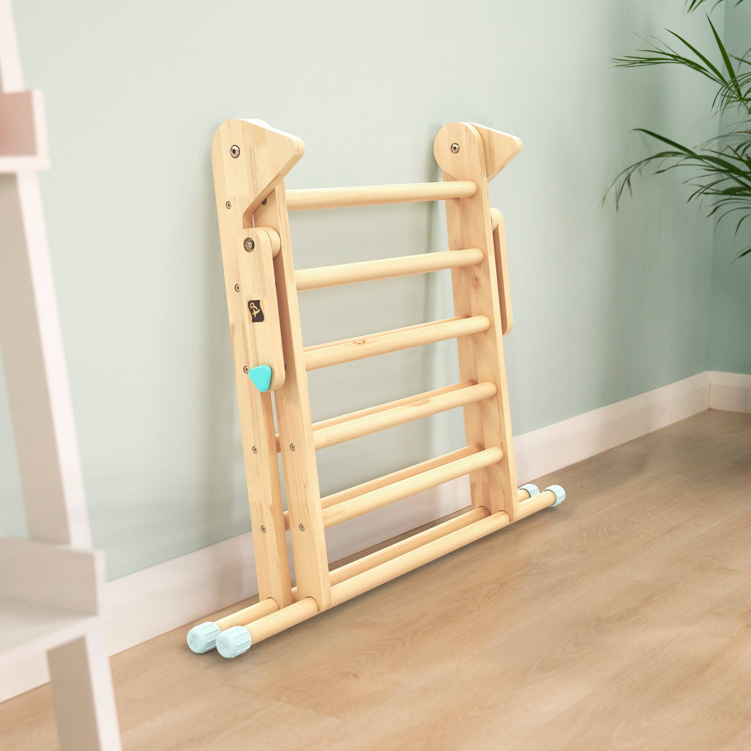 Tp Toys - Triangle d'escalade pliable montessori pikler fsc 90,6 x 78,1 x 58,3 cm - Imagen 6