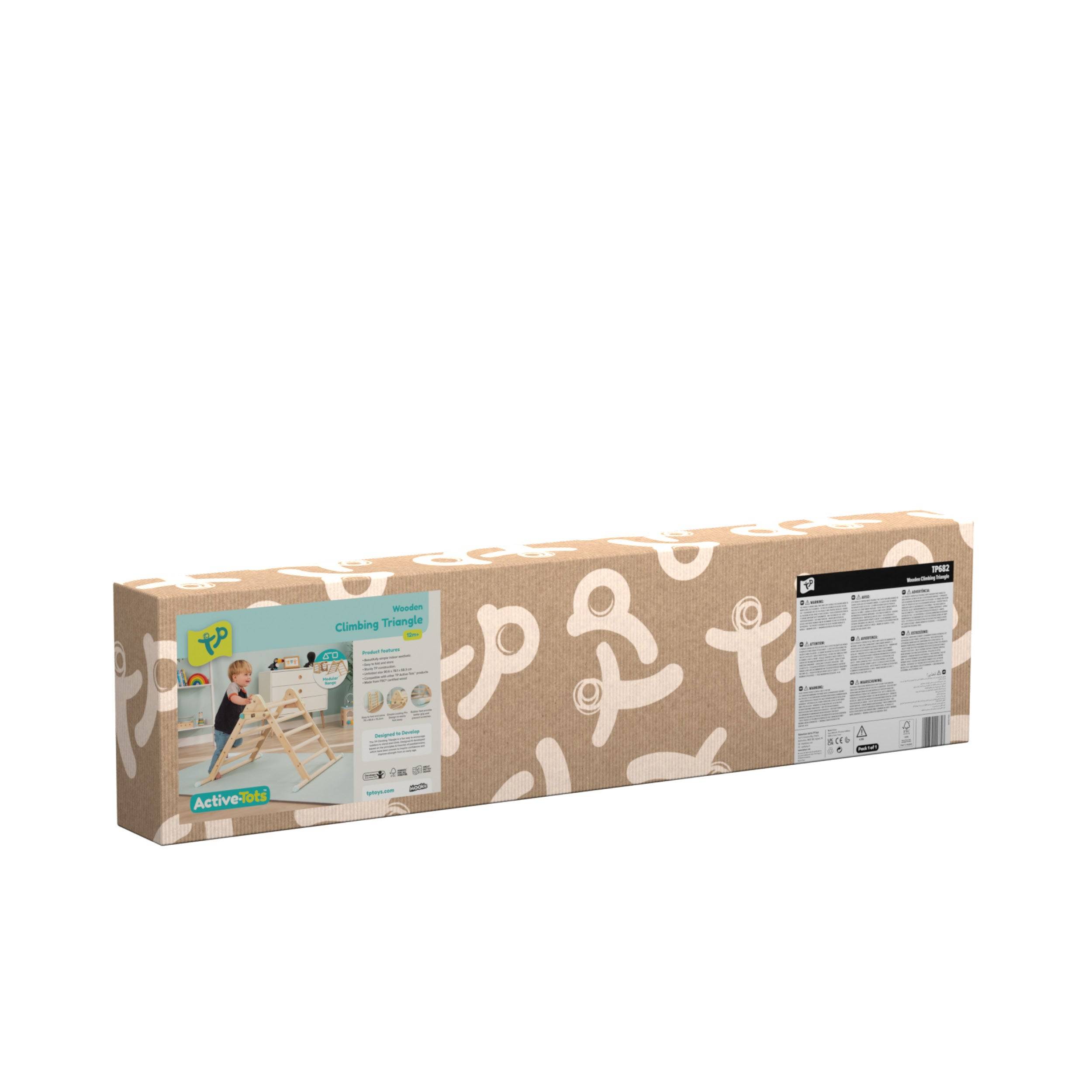 Tp Toys - Triangle d'escalade pliable montessori pikler fsc 90,6 x 78,1 x 58,3 cm - Imagen 7