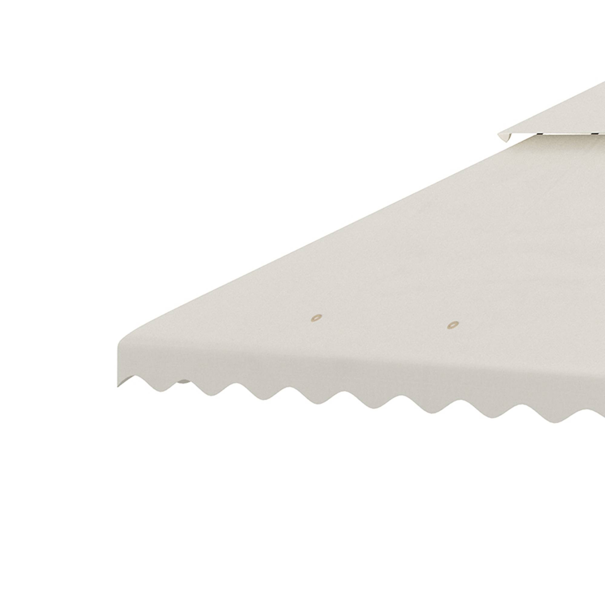 Outsunny - Toile de rechange pour barnum tonnelle 4 x 3 m tissu polyester haute densité 180 g/m² anti-UV crème - Outsunny - Imagen 8