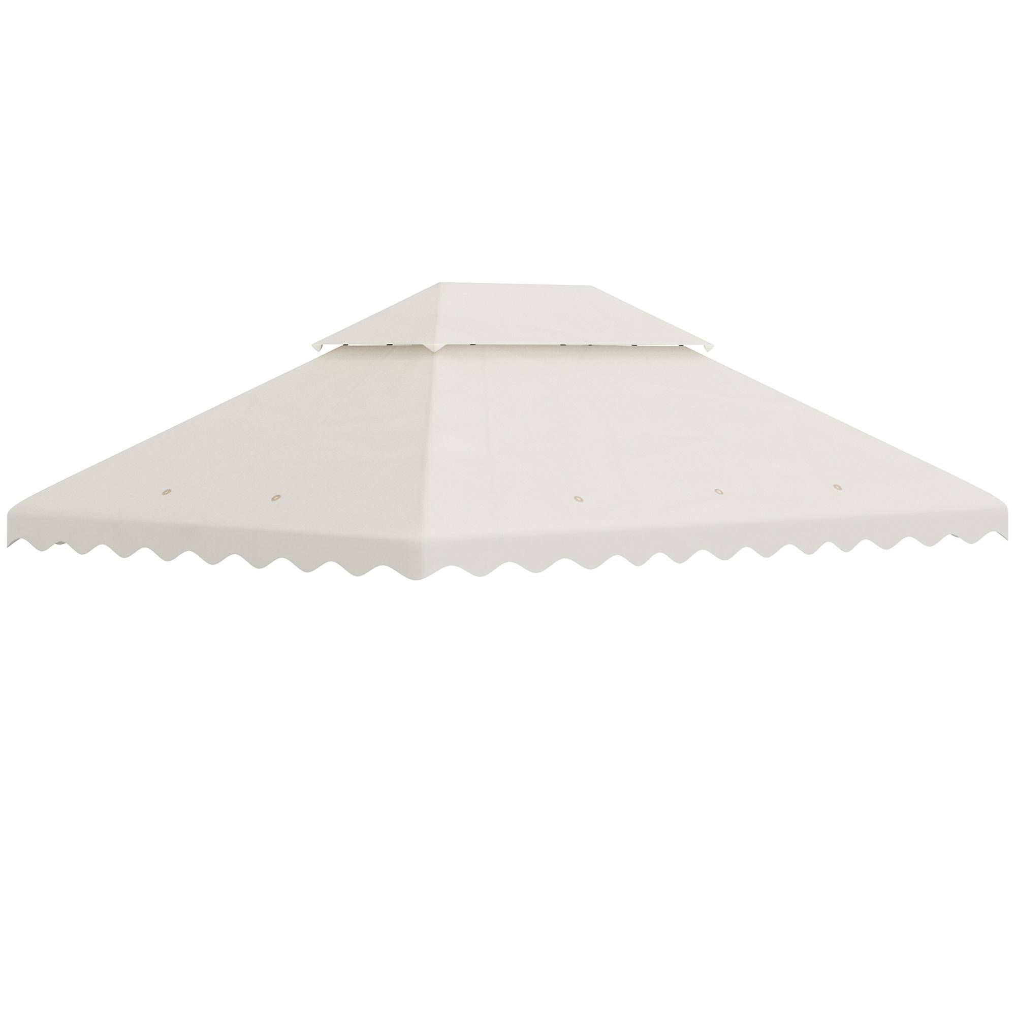 Outsunny - Toile de rechange pour barnum tonnelle 4 x 3 m tissu polyester haute densité 180 g/m² anti-UV crème - Outsunny - Imagen 1