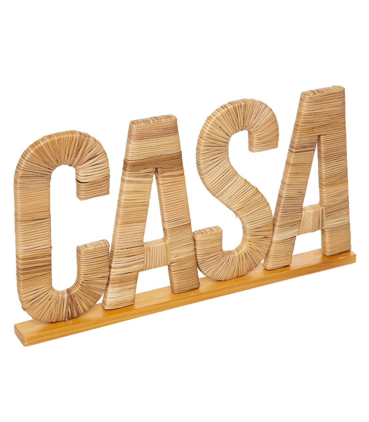 Mot déco CASA en Bois L 40 cm - Imagen 1