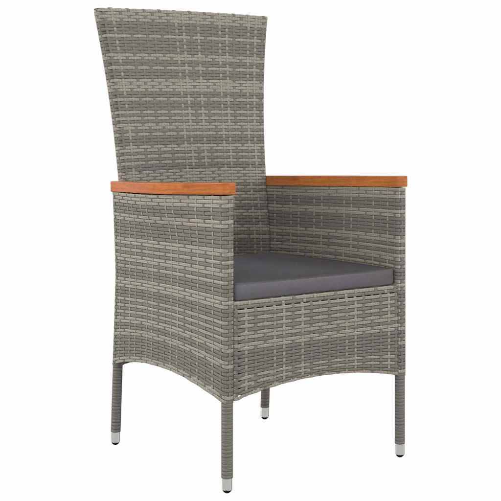ComfortXL - Salon de Jardin 4 Places avec Coussins et Accoudoirs en Bois Massif Gris – ComfortXL Outdoor Living - Image 6