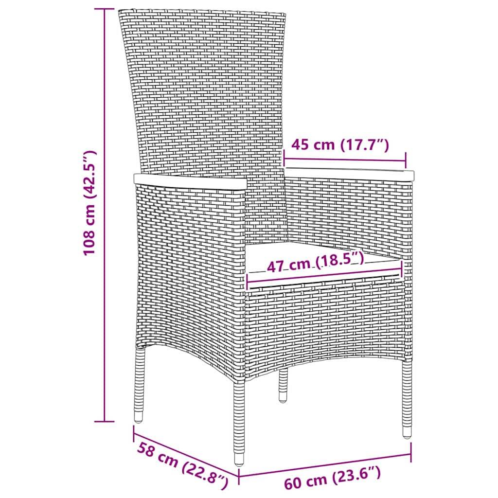 ComfortXL - Salon de Jardin 4 Places avec Coussins et Accoudoirs en Bois Massif Gris – ComfortXL Outdoor Living - Image 8