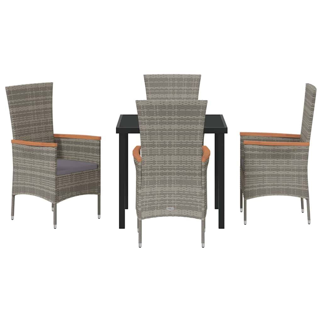 ComfortXL - Salon de Jardin 4 Places avec Coussins et Accoudoirs en Bois Massif Gris – ComfortXL Outdoor Living - Image 7