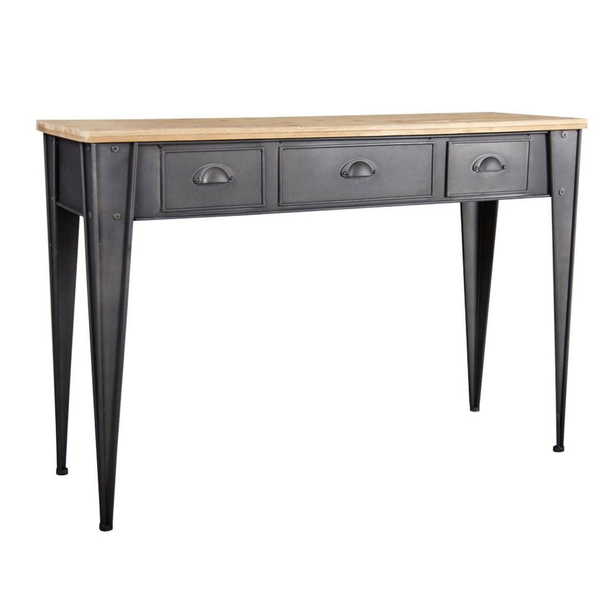 Aubry Gaspard - Console en métal et sapin - Imagen 1
